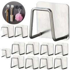 WIESZAK METALOWY SAMOPRZYLEPNY UCHWYT NA NOŻYCE KUCHENNE NARZĘDZIA ŚCIENNY