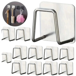 WIESZAK METALOWY SAMOPRZYLEPNY UCHWYT NA NOŻYCE KUCHENNE NARZĘDZIA ŚCIENNY