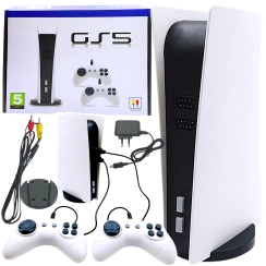 KONSOLA TELEWIZYJNA RETRO GAME STATION 5 GS5 - 300 GIER  2 PADY 