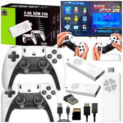 KONSOLA PRZENOŚNA RETRO M8 40000 GIER 2 PADY HDMI 4K PRO GIERKA TELEWIZYJNA