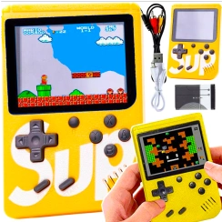 MINI KONSOLA RETRO PRZENOŚNA GRA 400 GIER NA TV KOLOROWE GIERKI GAME BOX