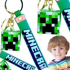BRELOCZEK MINECRAFT ZAWIESZKA DO KLUCZY BRELOK DO PLECAKA DUŻY FIGURKA