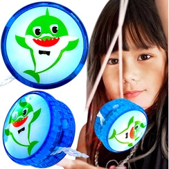 ŚWIECĄCE JOJO BABY SHARK YO-YO ZABAWKA ZRĘCZNOŚCIOWA SHARK WZORY ŚWIECI