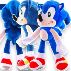 SONIC DUŻA PLUSZOWA MASKOTKA JEŹ JEŻYK 30CM MIĘKKI PRZYTULANKA Z BAJKI