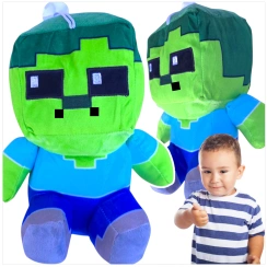 MINECRAFT BABY ZOMBIE PLUSZOWA MASKOTKA Z GRY PLUSZAK DUŻA PRZYTUALNKA 