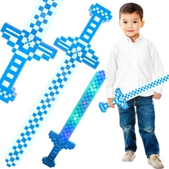  MIECZ ŚWIECĄCY Z GRY PIKSELOWY MEGA DUŻY MIECZ ŚWIETLNY MEGA DŁUGI PIXEL