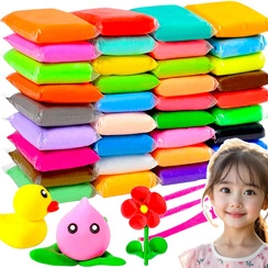 SUPER CLAY PLASTELINA PIANKOLINA GLINA KREATYWNA SENSORYCZNA +AKC 24 KOLORY