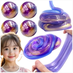 GALAXY SLIME - KULKA ZESTAW 4 SZTUKI