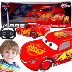 CARS AUTA ZYGZAK McQUEEN RC SAMOCHÓD ZDALNIE STEROWANY NA PILOTA 17CM