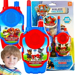 WALKIE TALKIE PSI PATROL ŁOKI TOKI KRÓTKOFALÓWKI DWIE SŁUCHAWKI DO ZABAWY