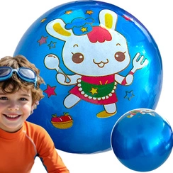 DMUCHANA PIŁKA PLAŻOWA DUŻA PIŁKA DO ZABAWY OGRODOWA DLA DZIECI Z KOLCAMI