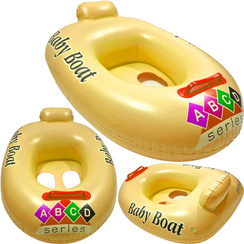 Dmuchany ponton dla dzieci łódka otwory na nogi - dla najmłodszych 62cm