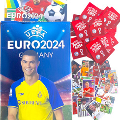 Karty piłkarskie z piłkarzami UEFA GERMANY 2024 - 60 sztuk kolekcjonerskie