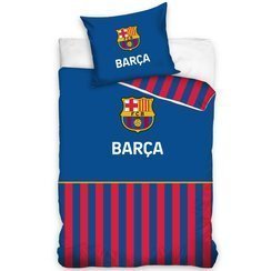 Komplet Pościeli FC Barcelona 160x200 + 70x80cm 