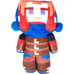 MINECRAFT - MASKOTKA RED HAIR HERO RANGER 22CM MINECRAFT LEGENDS GADŻETY DLA GRACZY