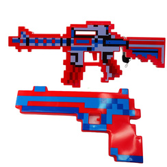 MINECRAFT Zestaw Karabin + Pistolet Pixel