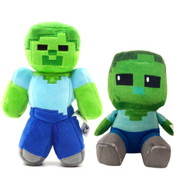 MINECRAFT Zestaw Pluszowych Maskotek Baby Zombie i Zombie