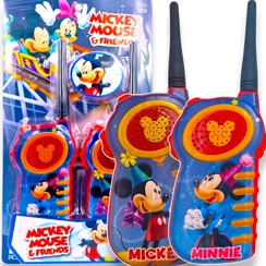 MYSZKA MICKEY Zestaw Walkie Talkie - 2 Krótkofalówki