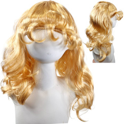 Peruka długie włosy blond - Barbie