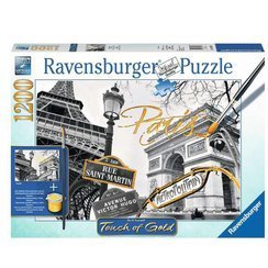 RAVENSBURGER Puzzle 1200el Paryż - puzzle do malowania 199358 