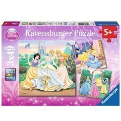 RAVENSBURGER Puzzle Disney Księżniczki 3x49el 094110 
