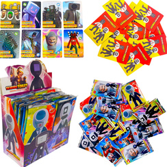 SKIBIDI TOILET - Karty kolekcjonerskie do gry 288 sztuk (36 saszetek po 8 kart) - MEGA BOX !