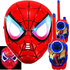 SPIDERMAN Zestaw Maska + Walkie Talkie