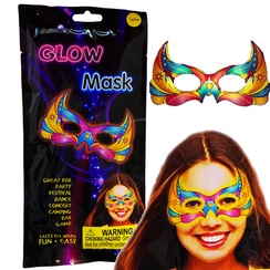 Świecąca Maska Chemiczna Na Imprezę Glowstick