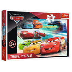 TREFL Puzzle Bohaterowie wyścigu Cars 3 100el.