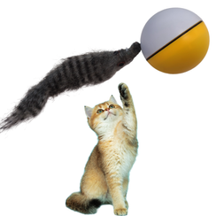 Zabawka dla kota / psa - Uciekająca fretka z piłką