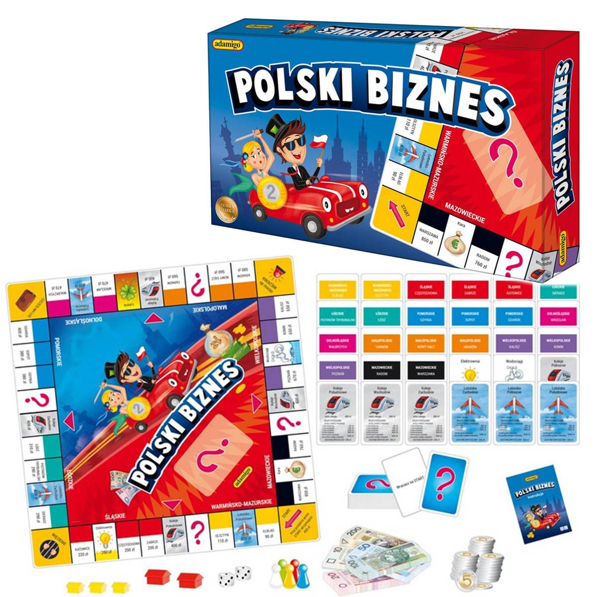ADAMIGO Gra Monopoly - Polski Biznes 