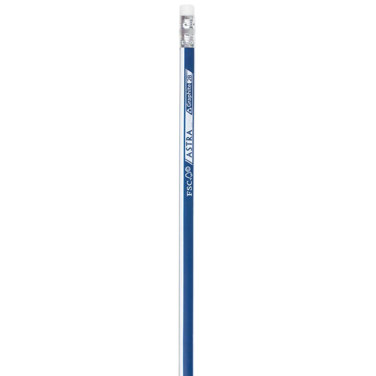 ASTRA Ołówek grafitowy z gumką B2