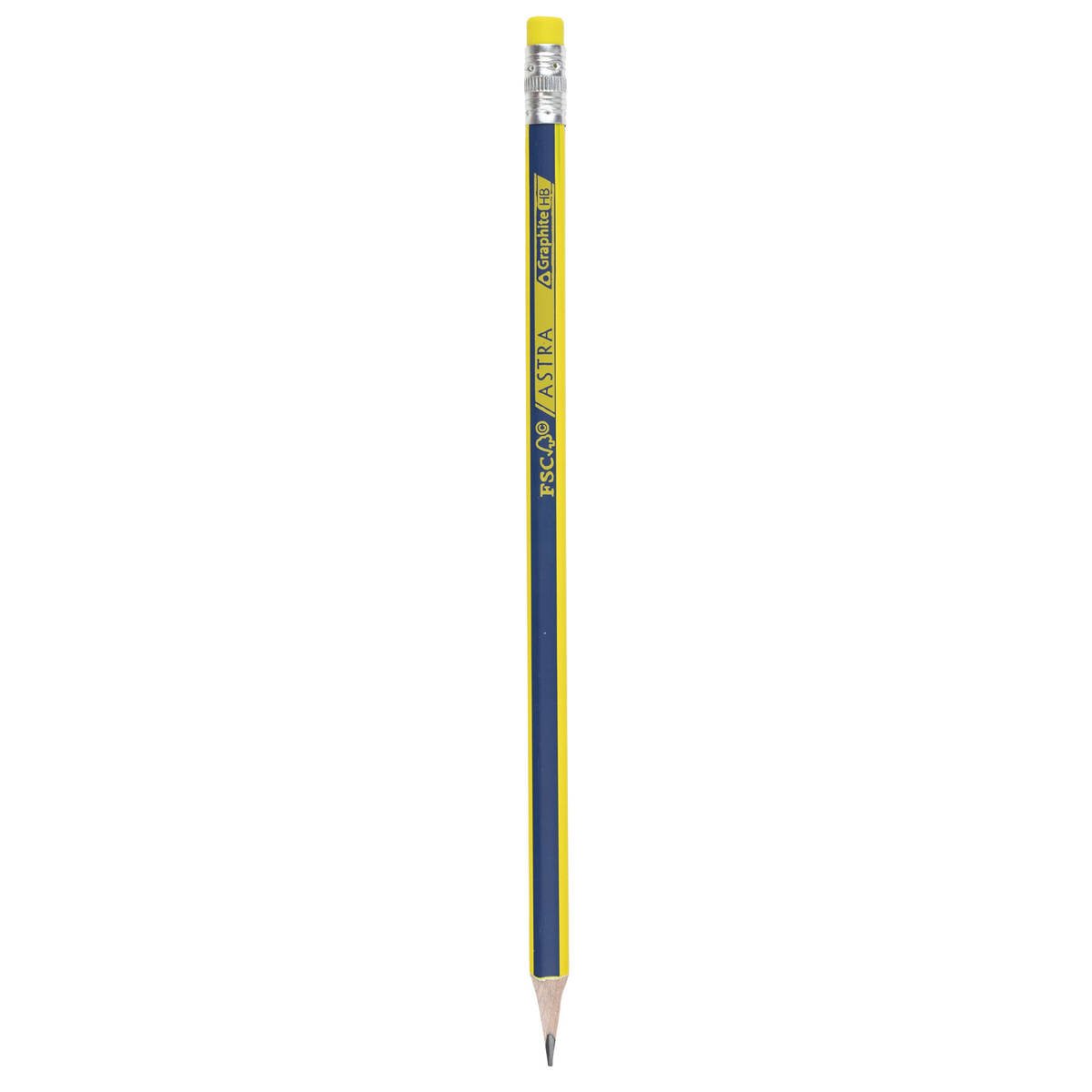 ASTRA Ołówek grafitowy z gumką HB