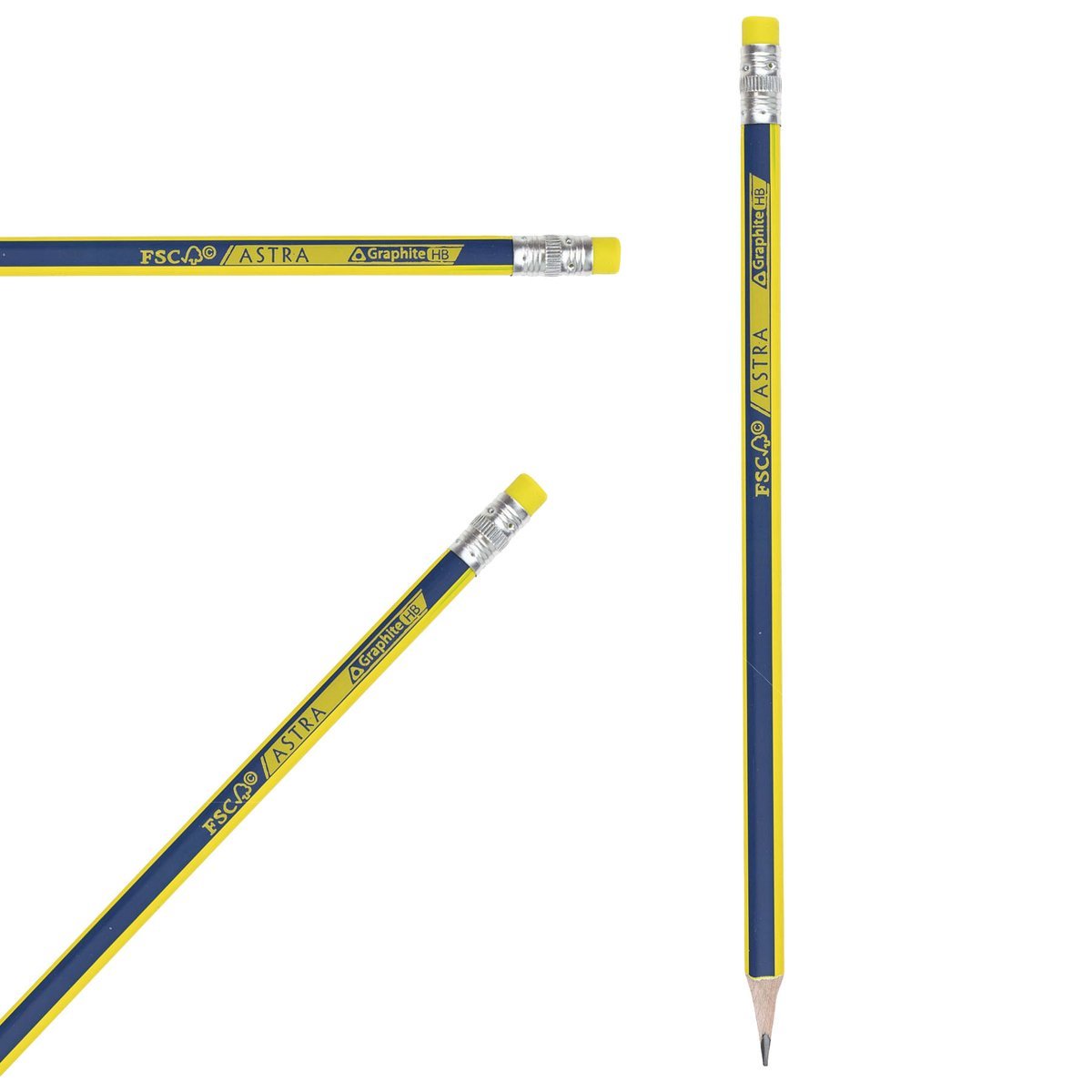 ASTRA Ołówek grafitowy z gumką HB