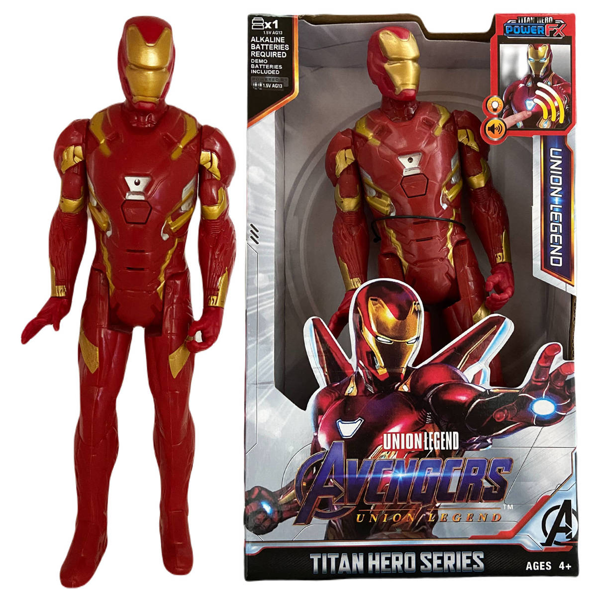 AVENGERS - FIGURKA IRON MAN 30CM ZABAWKA INTERAKTYWNA MARVEL