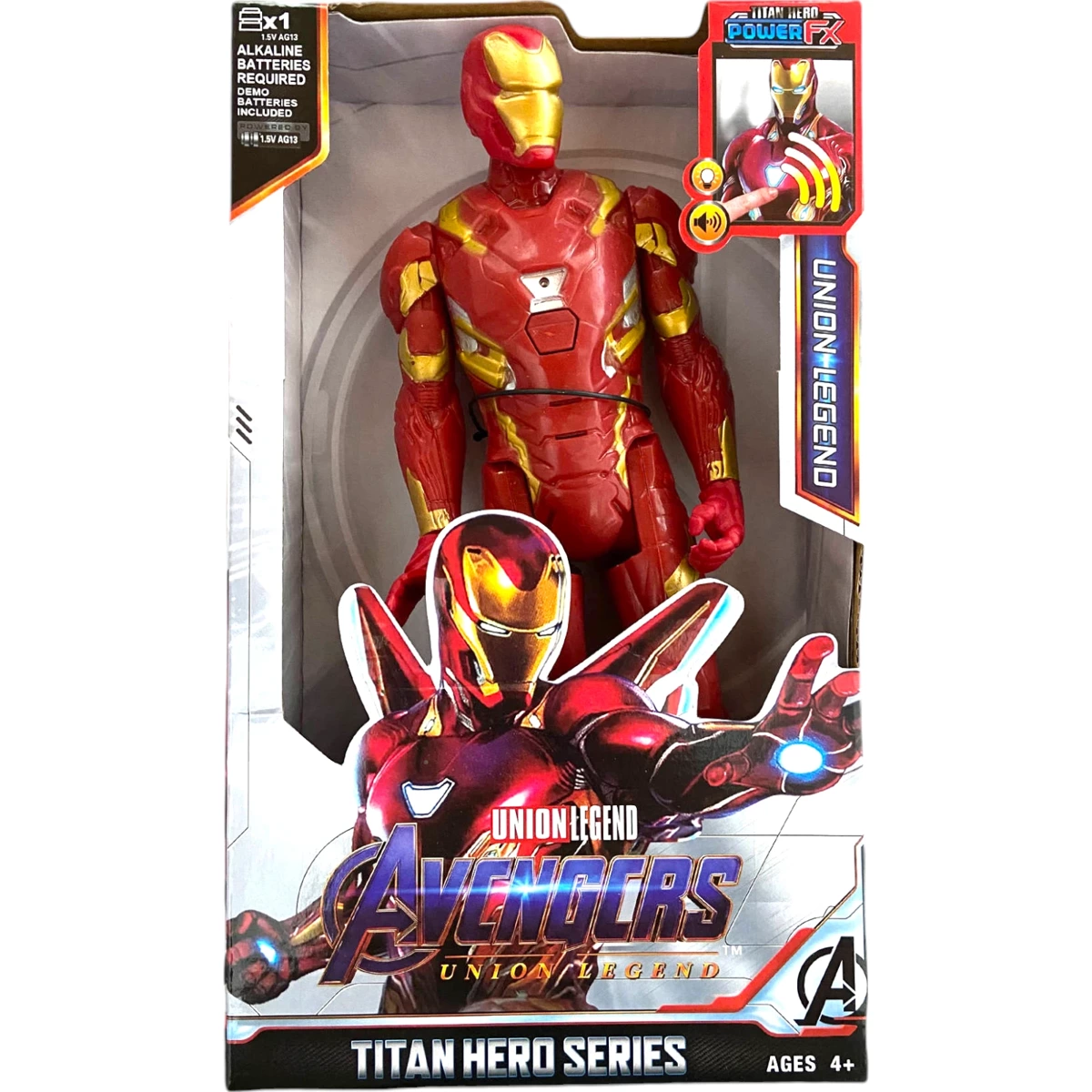 AVENGERS - FIGURKA IRON MAN 30CM ZABAWKA INTERAKTYWNA MARVEL