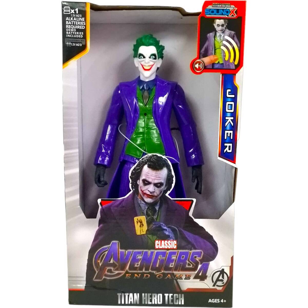 AVENGERS - FIGURKA JOKER 30CM ZABAWKA INTERAKTYWNA MARVEL DC