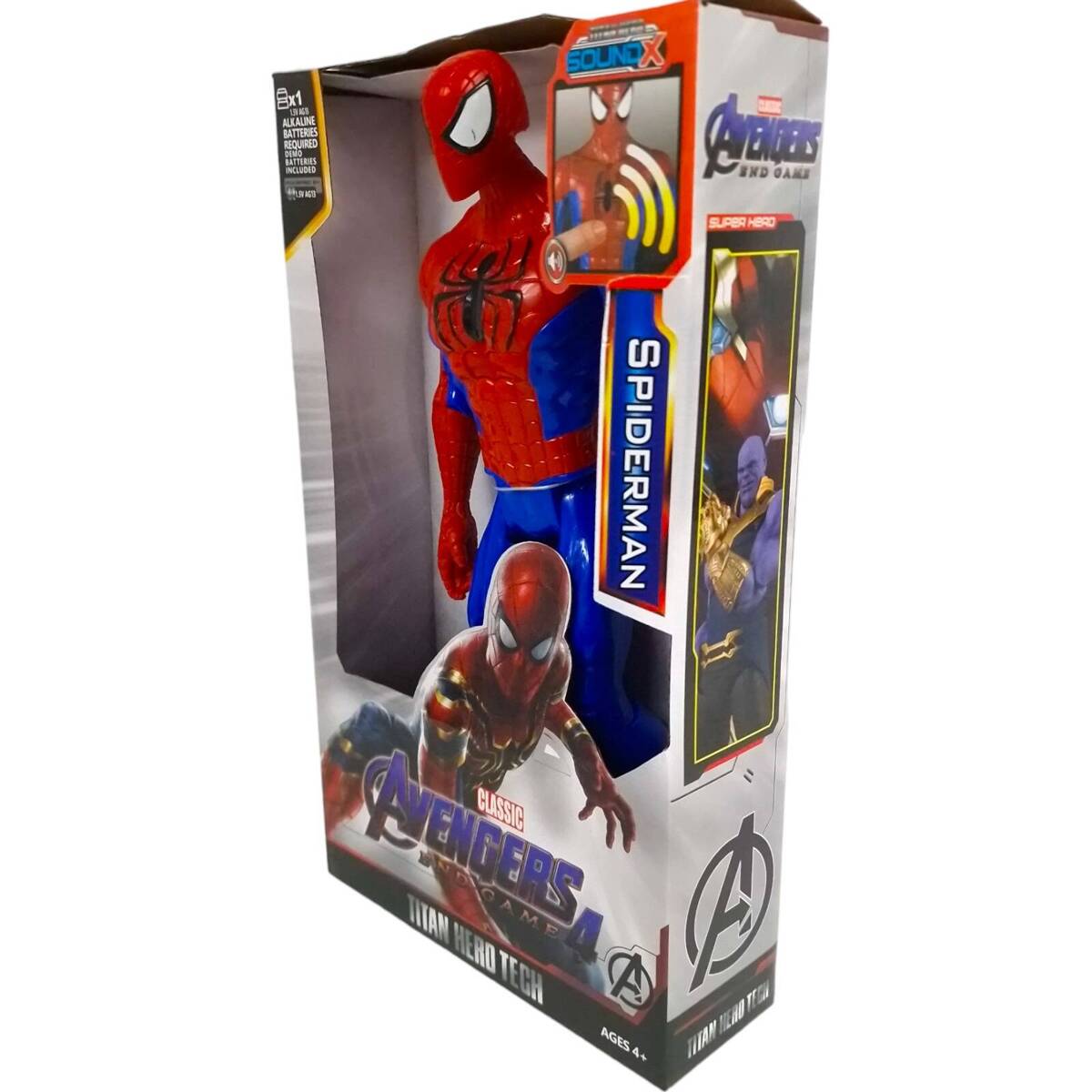 AVENGERS - FIGURKA SPIDERMAN 30CM ZABAWKA INTERAKTYWNA MARVEL