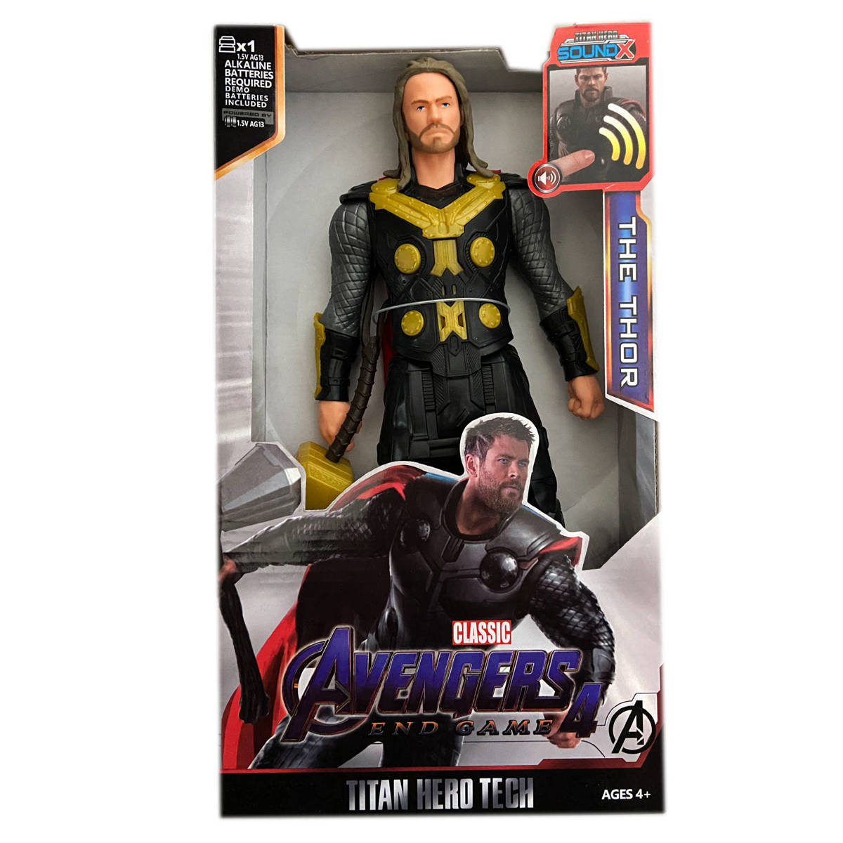 AVENGERS - FIGURKA THOR 30CM ZABAWKA INTERAKTYWNA MARVEL