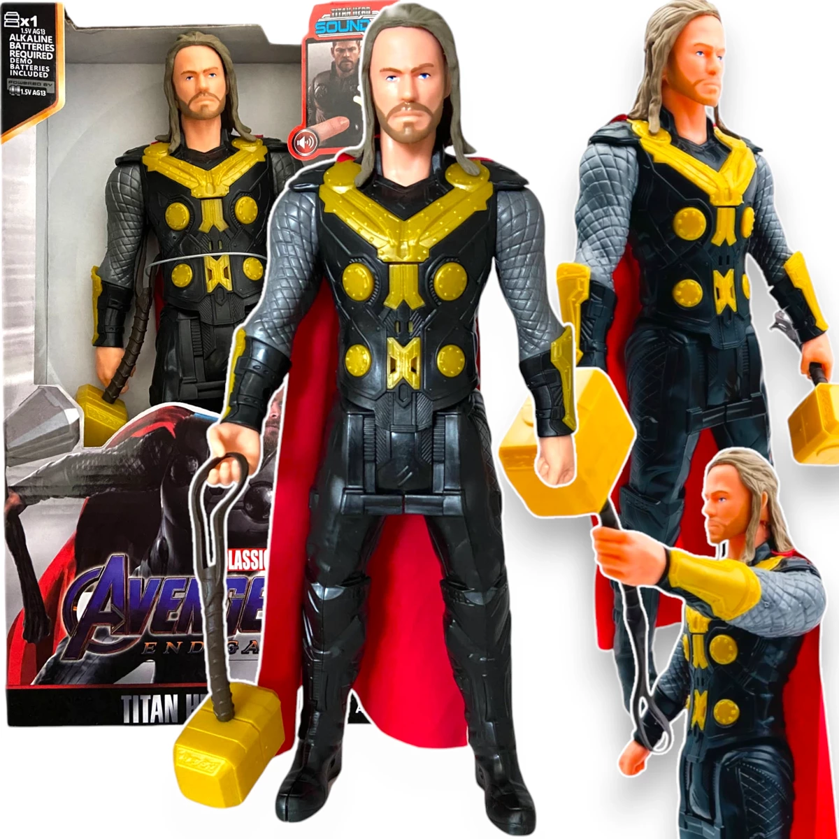 AVENGERS - FIGURKA THOR 30CM ZABAWKA INTERAKTYWNA MARVEL