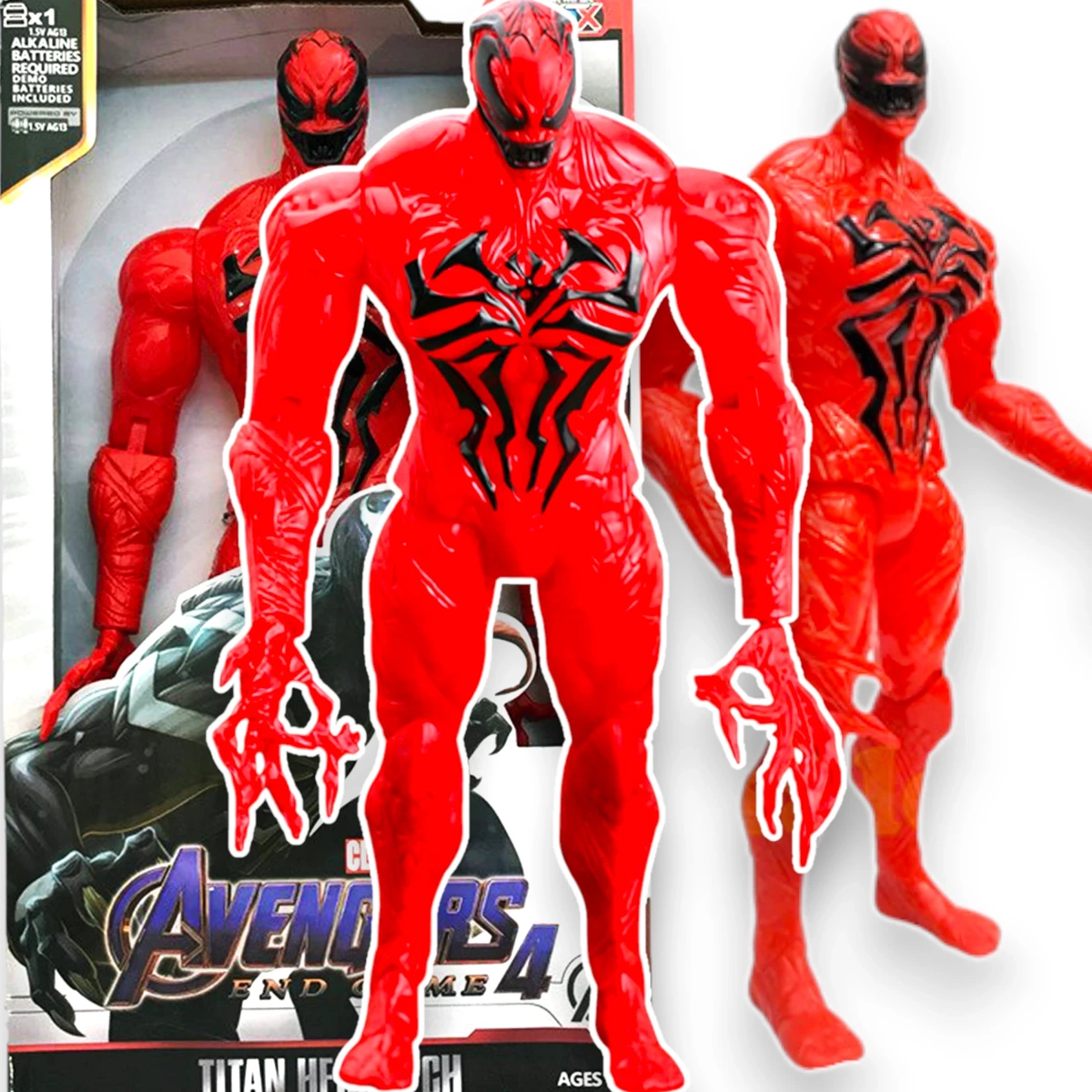 AVENGERS - FIGURKA VENOM CARNAGE 30CM ZABAWKA INTERAKTYWNA MARVEL