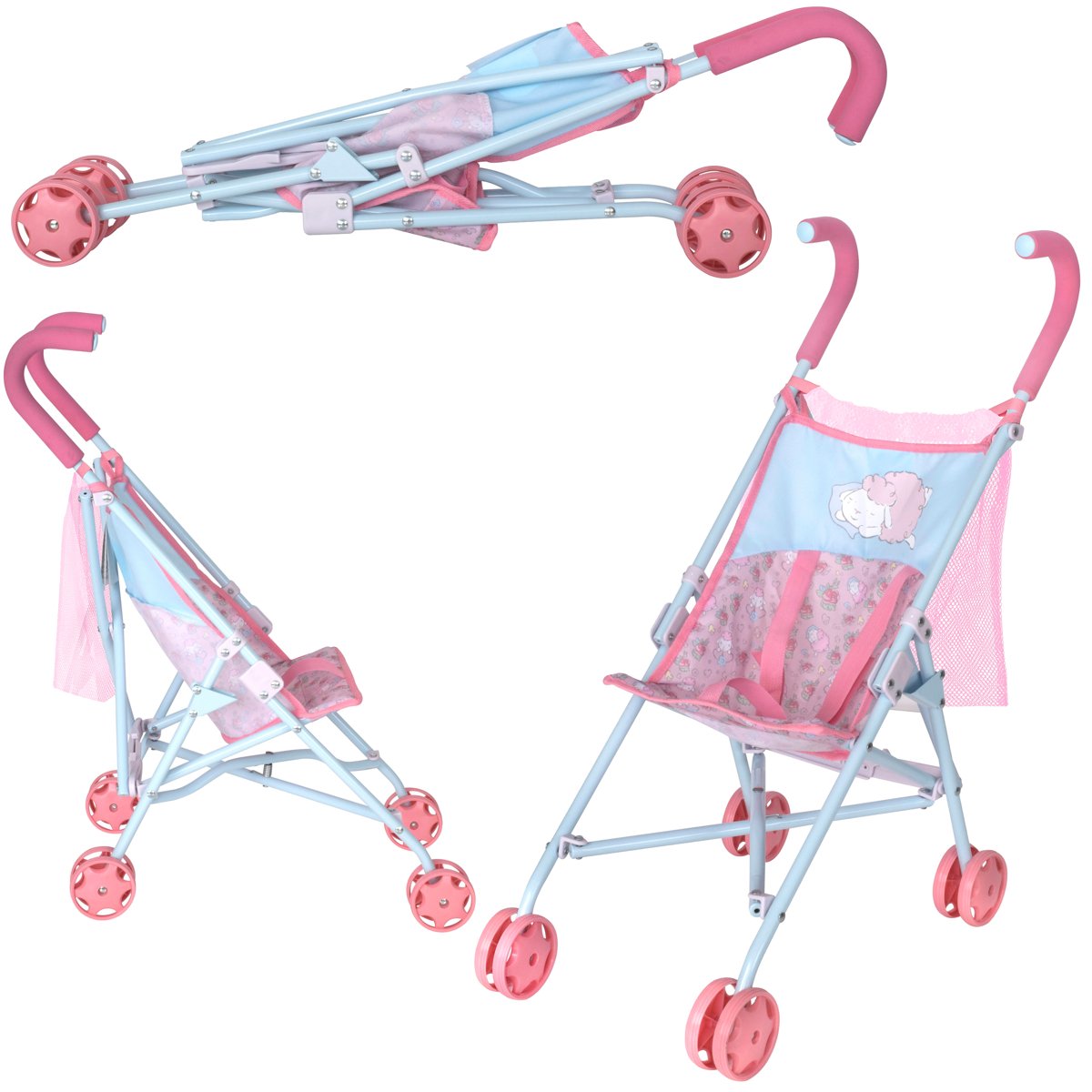 BABY ANNABELL Wózek spacerowy dla lalek z siatką