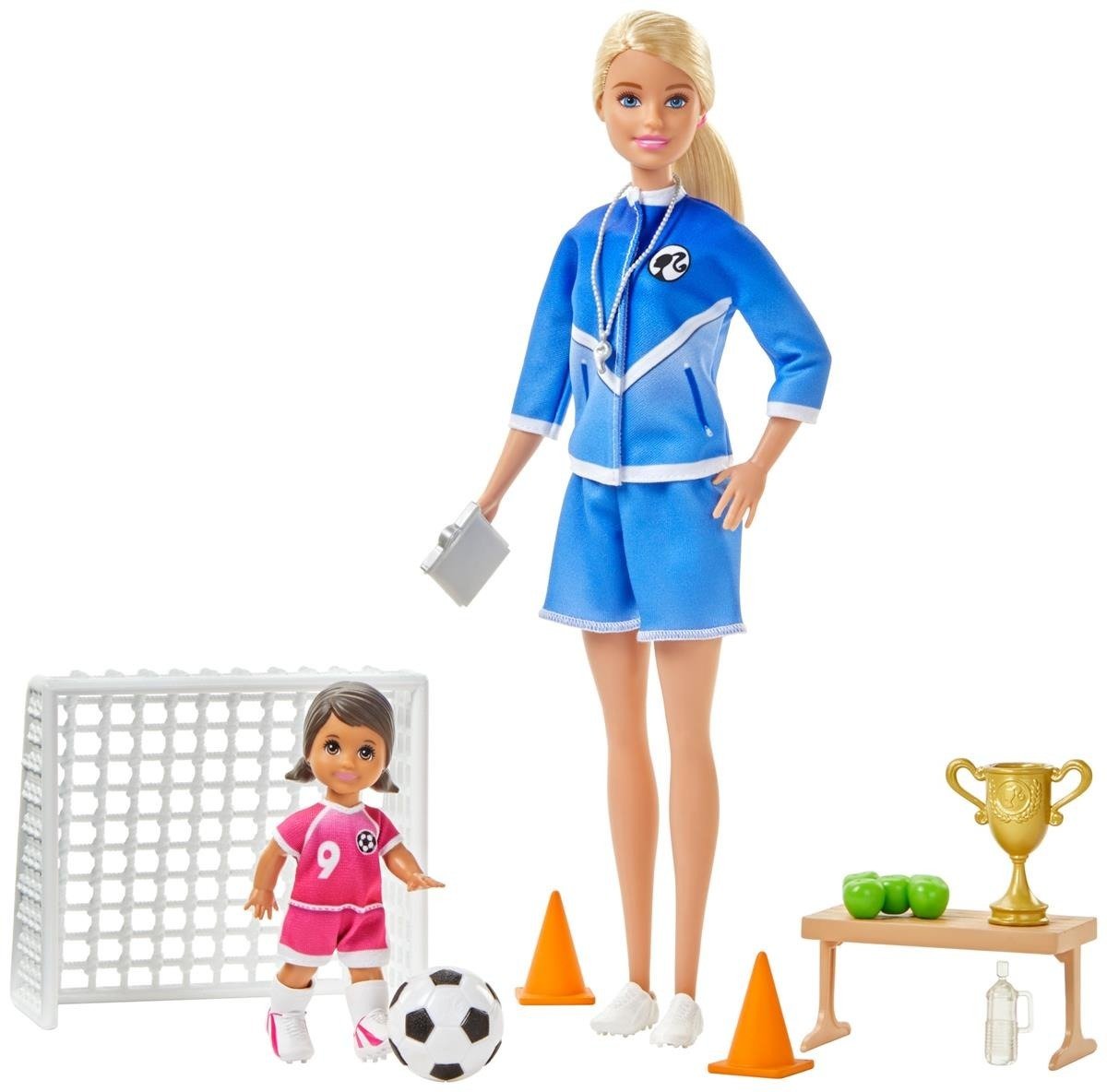 Barbie lalka Trenerka piłki nożnej