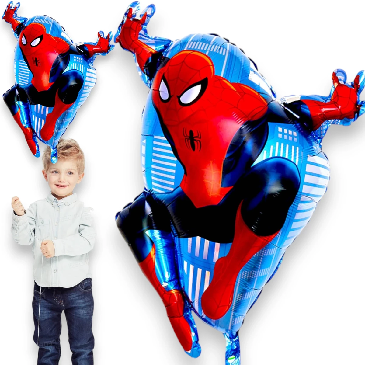 DUŻY BALON FOLIOWY SPIDERMAN 80cm NA URODZINY DLA DZIECI 