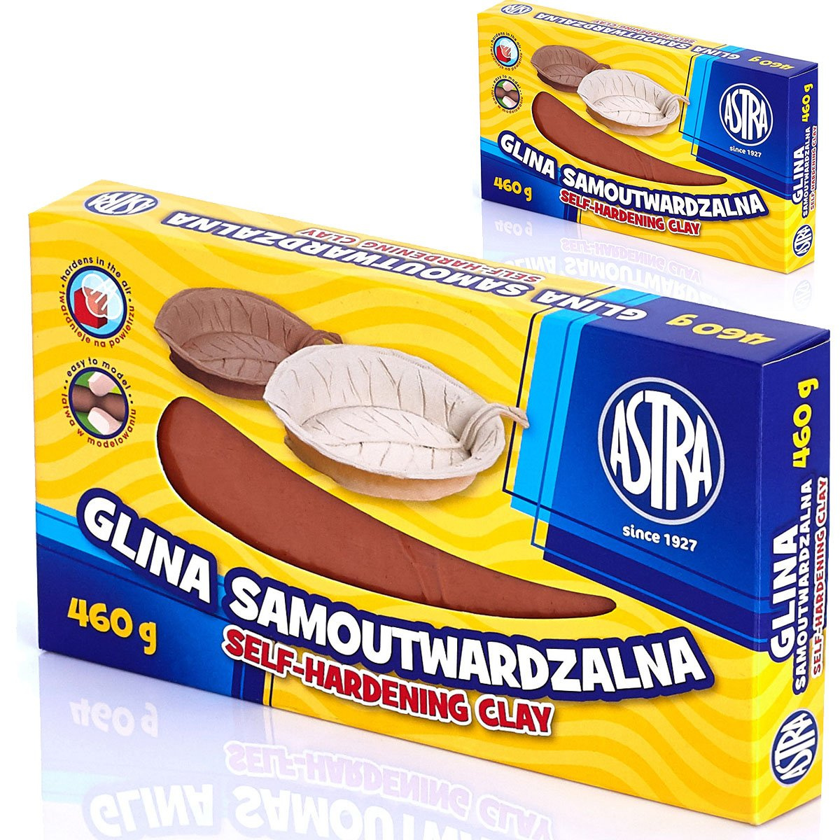Glina samoutwardzalna Astra 460g - terakota