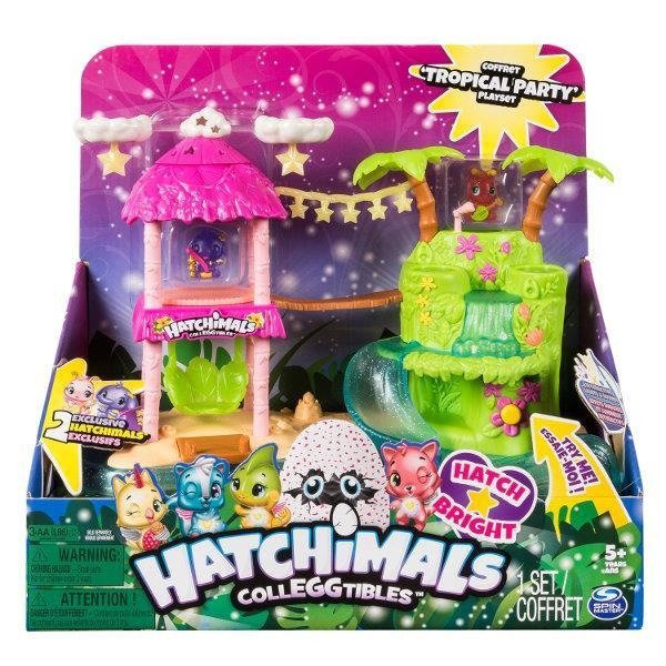 HATCHIMALS Zestaw tropikalna impreza 2 figurki