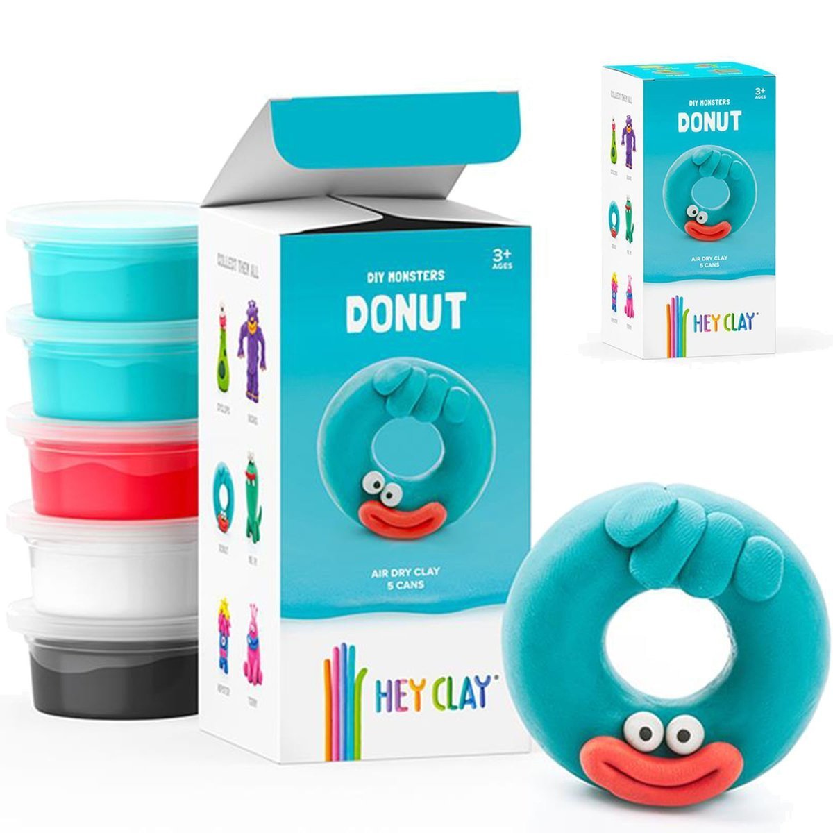 HEY CLAY Masa Plastyczna - Donut