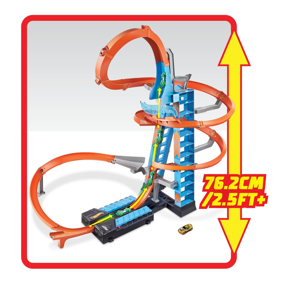 HOT WHEELS Zestaw Wieża Podniebne kraksy GJM76