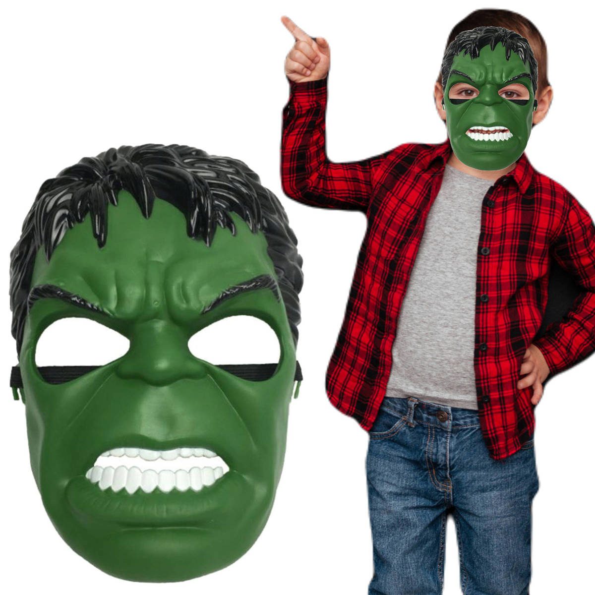 HULK AVENGERS Maska dla dzieci