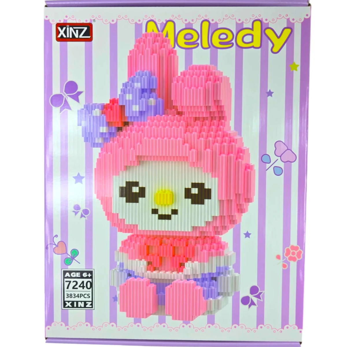 KLOCKI KONSTRUKCYJNE - FIGURKA MELODY 3834 ELEMENTY